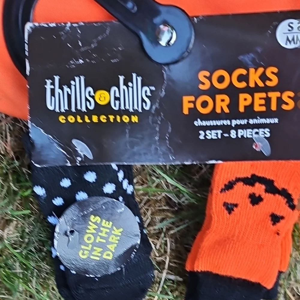 Orange Cat Face Pet Harness Set